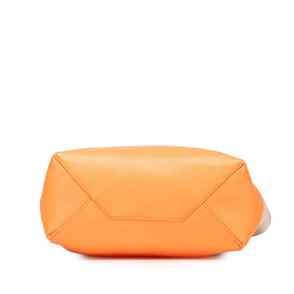 Celine Small Bicolor Leather Vertical Cabas - Image 6