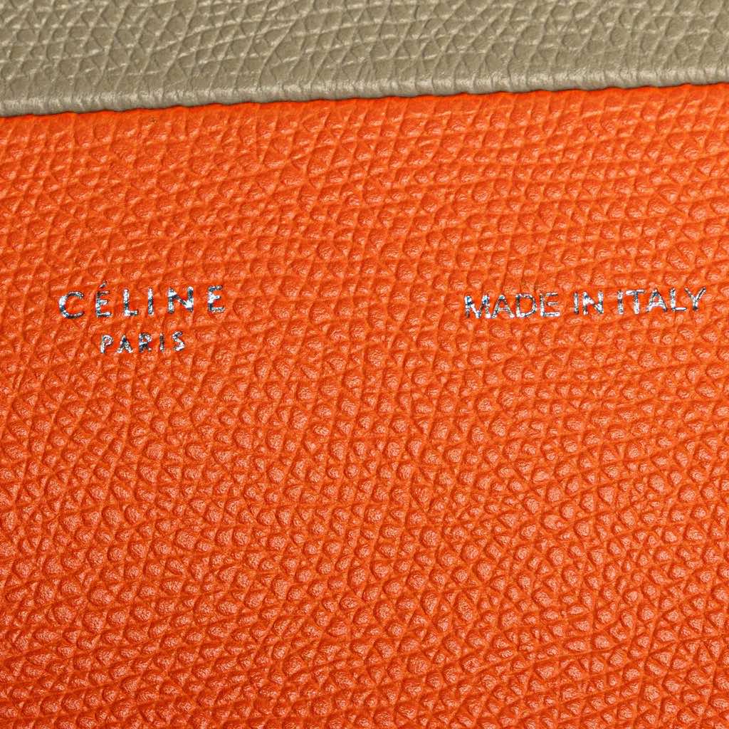 Celine Small Bicolor Leather Vertical Cabas - Image 11