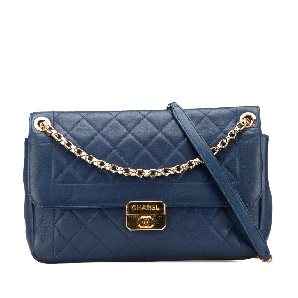 Chanel Large Lambskin Chic With Me Flap