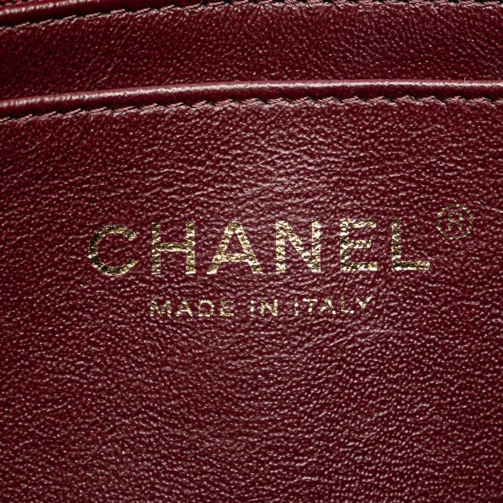 Chanel Large Lambskin Chic With Me Flap - Side view