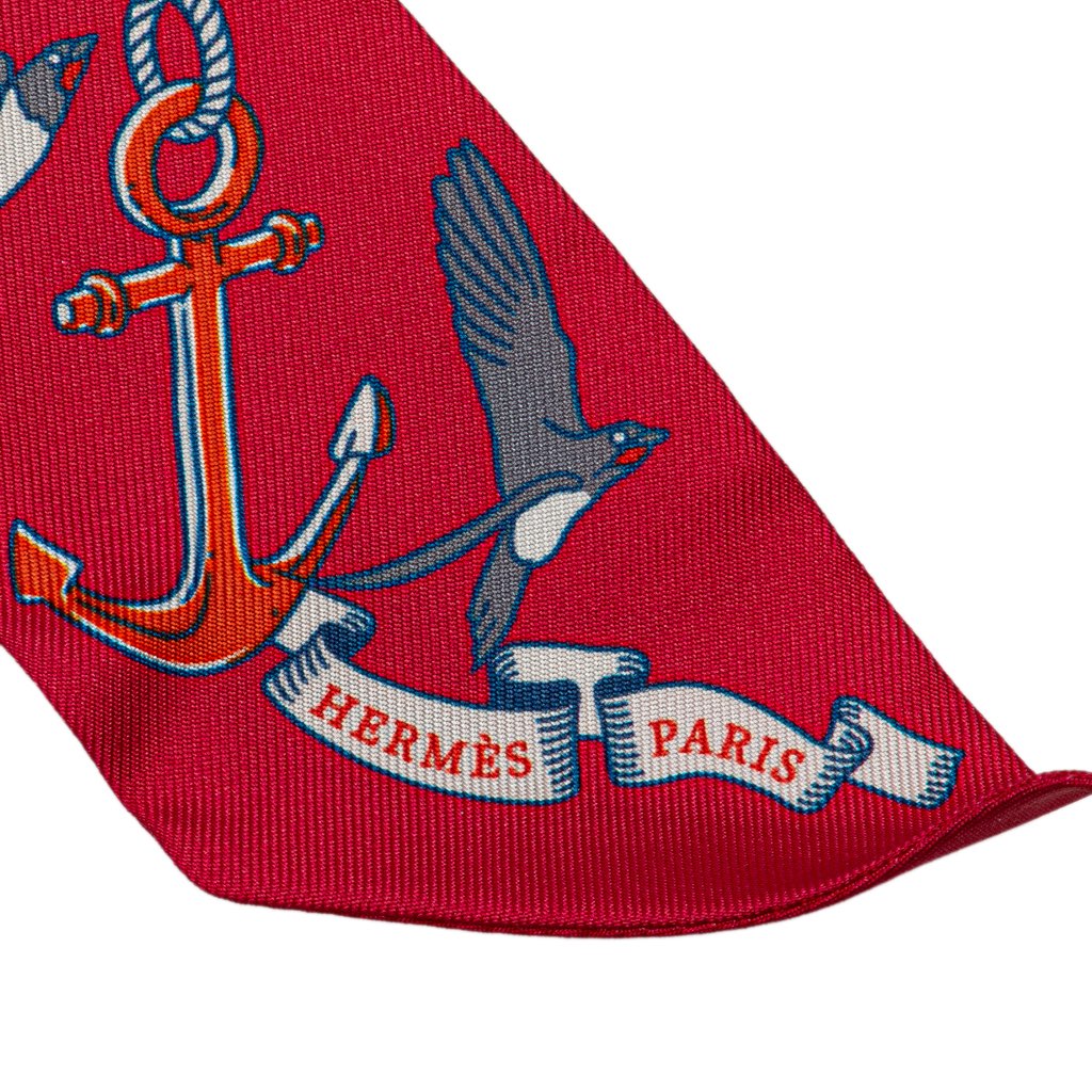 Hermès Sur Mon Nuage Silk Twilly Scarf - 2