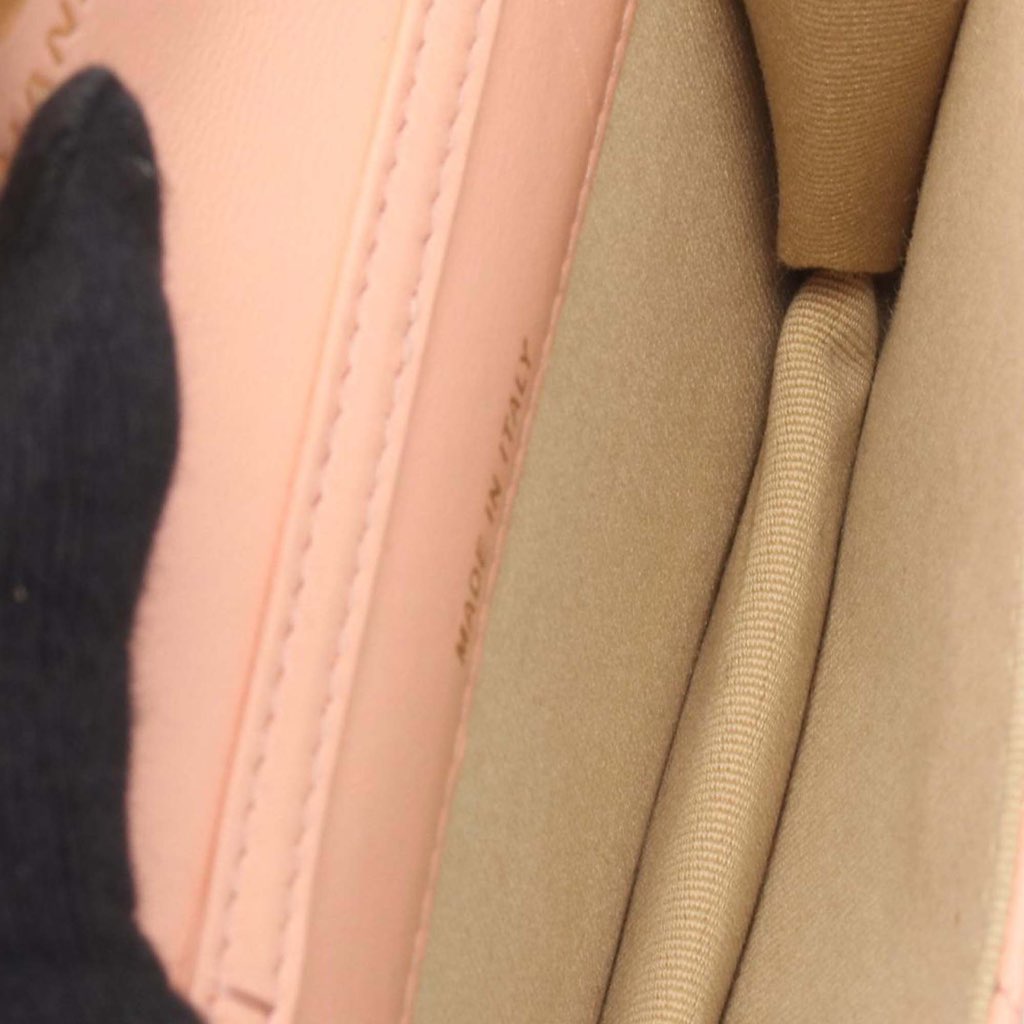 Chanel Mini Lambskin Pearl Crush Clutch On Chain - Image 6