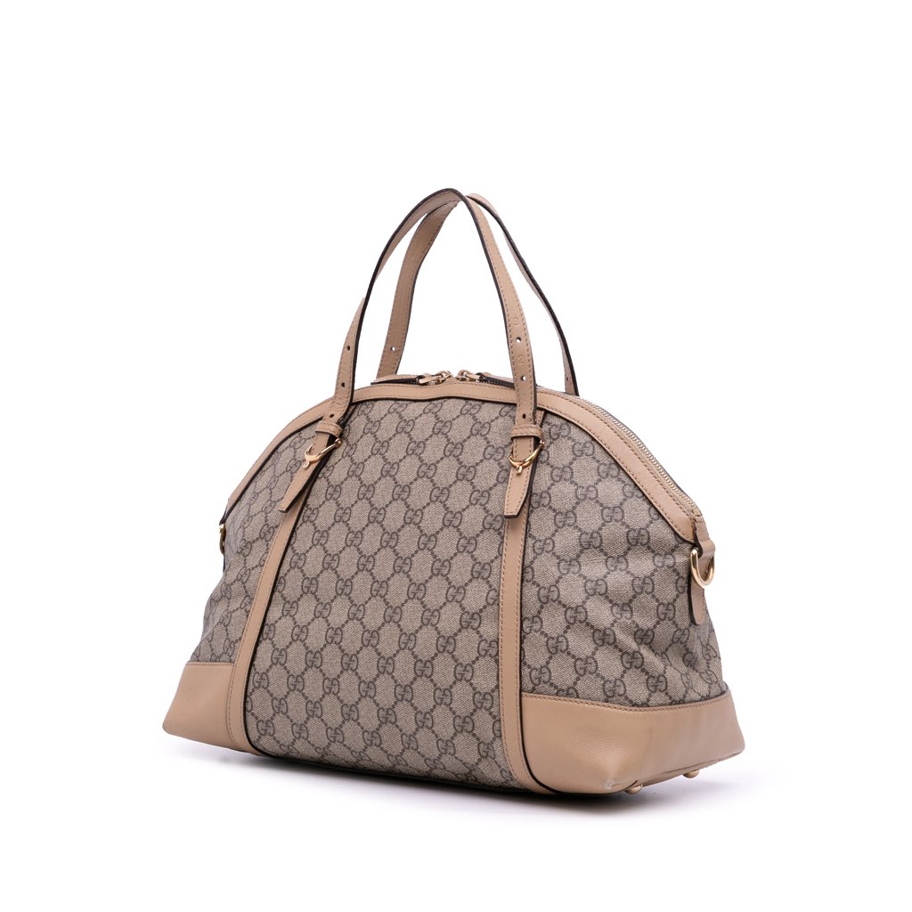 Gucci Large GG Supreme Nice Dome Satchel - 2