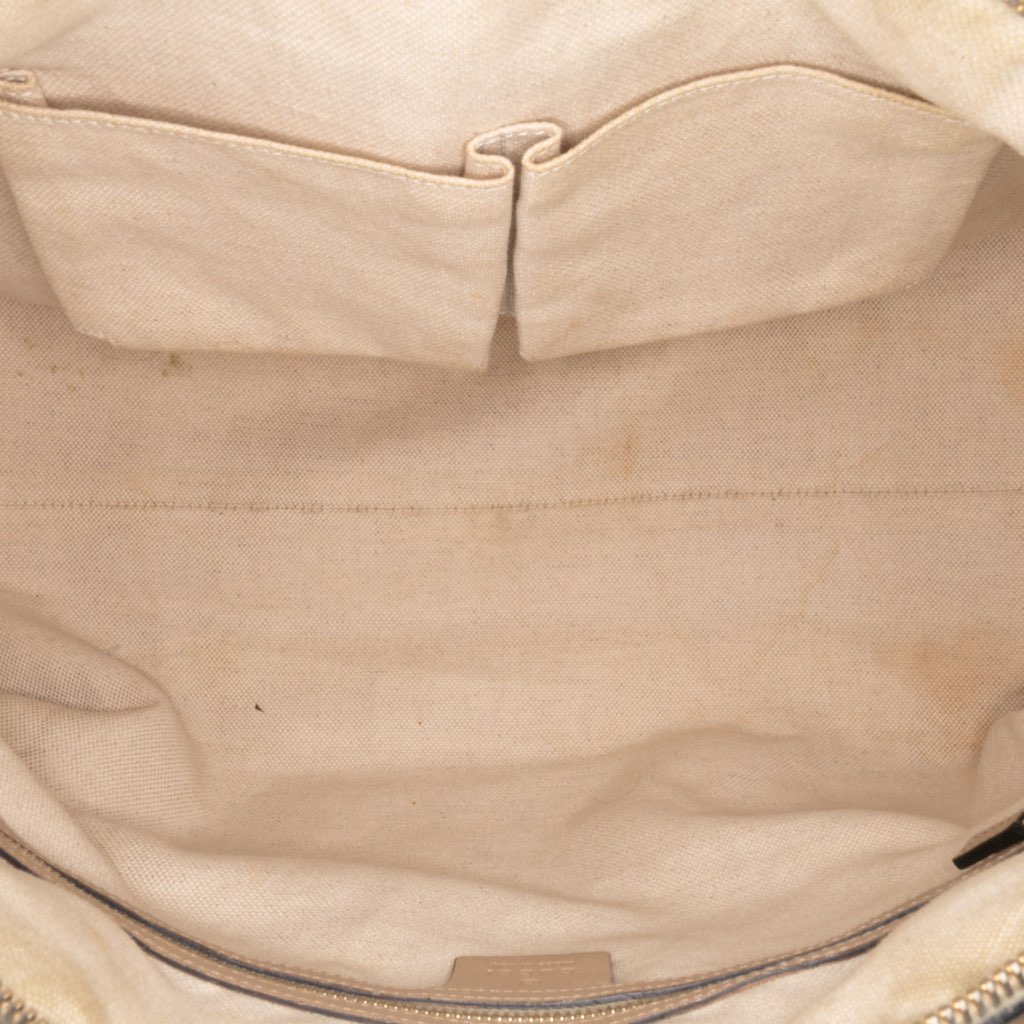 Gucci Large GG Supreme Nice Dome Satchel - 4