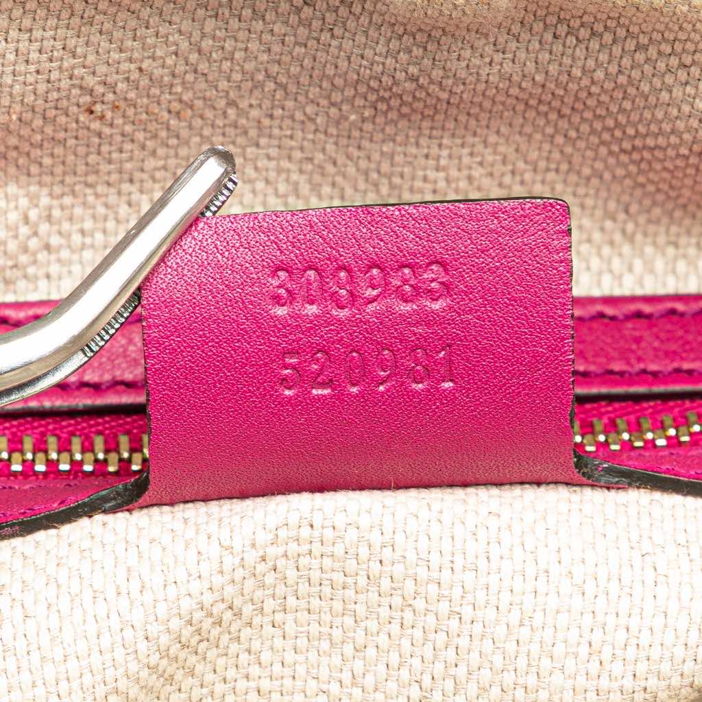 Gucci Patent Soho Chain Zip Shoulder Bag - Detail 1