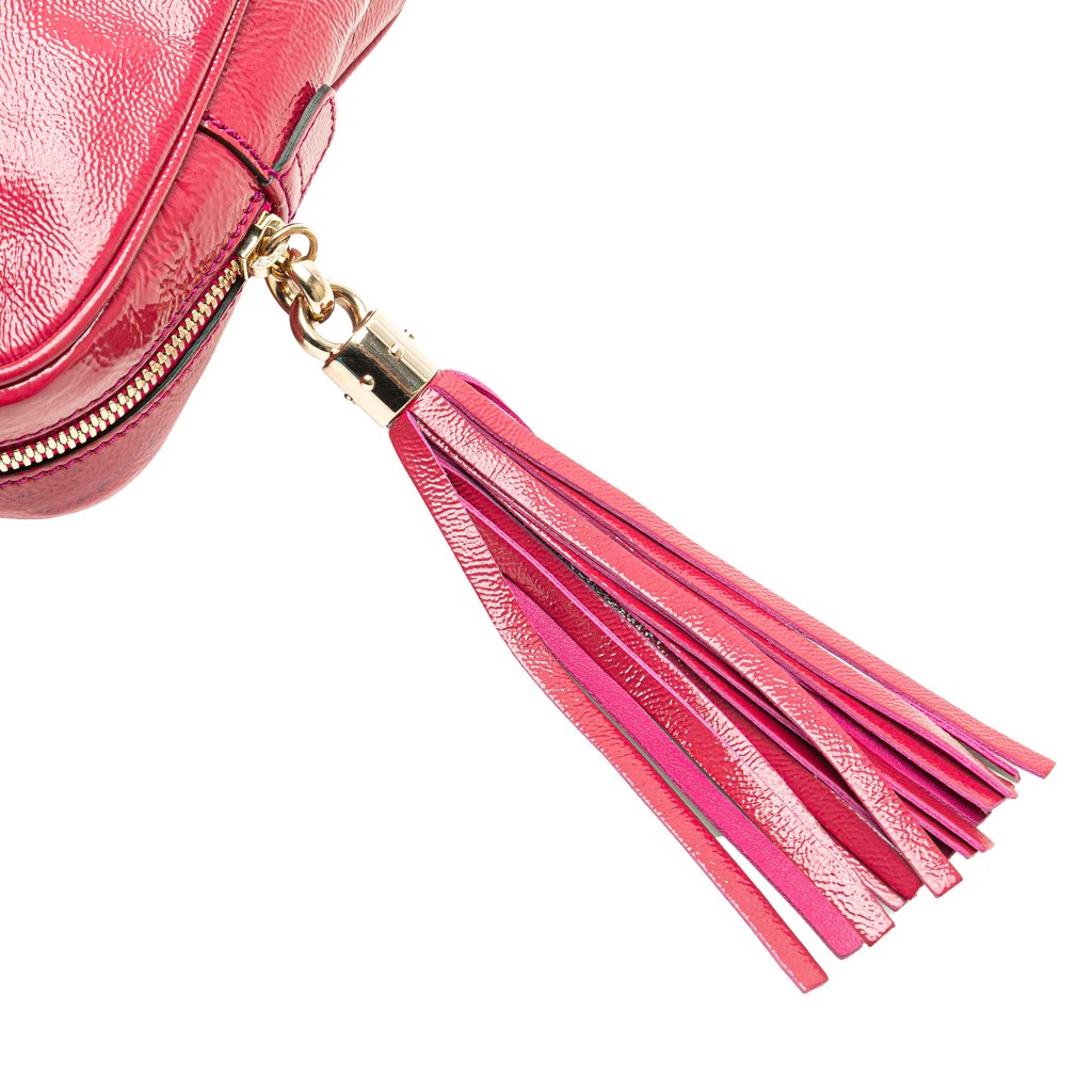 Gucci Patent Soho Chain Zip Shoulder Bag - Image 12