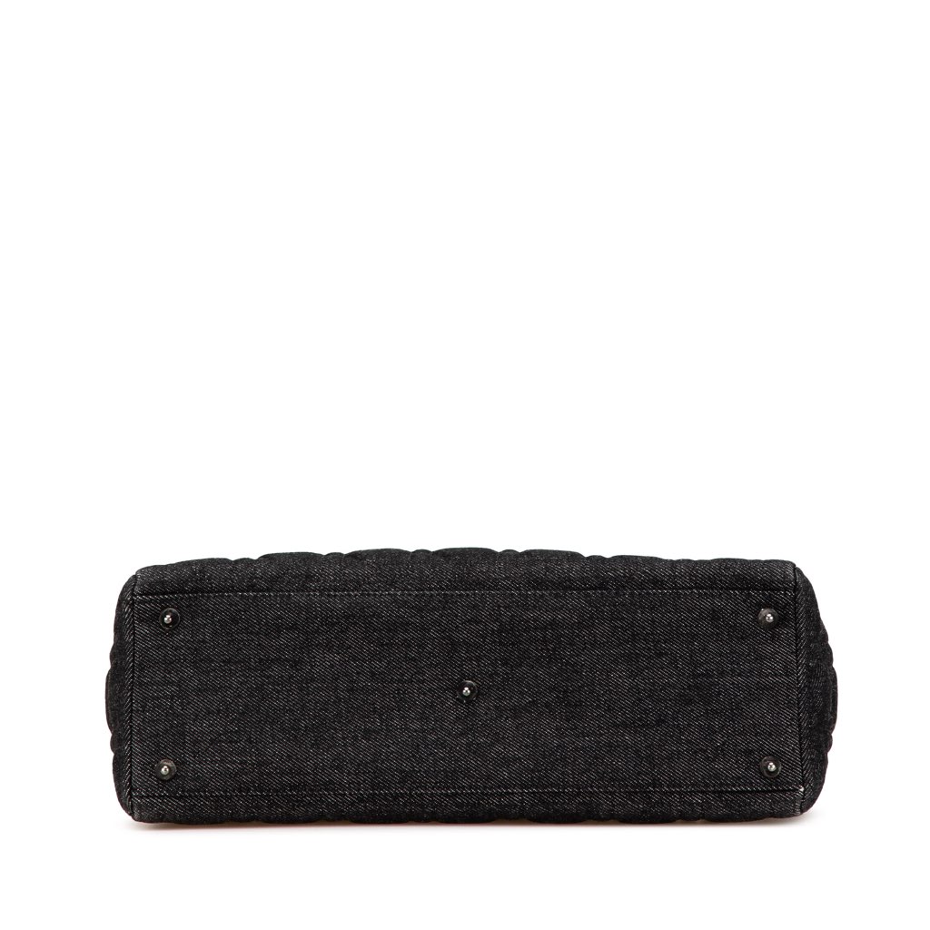 Dior Large Denim Cannage Lady Dior - Image 6