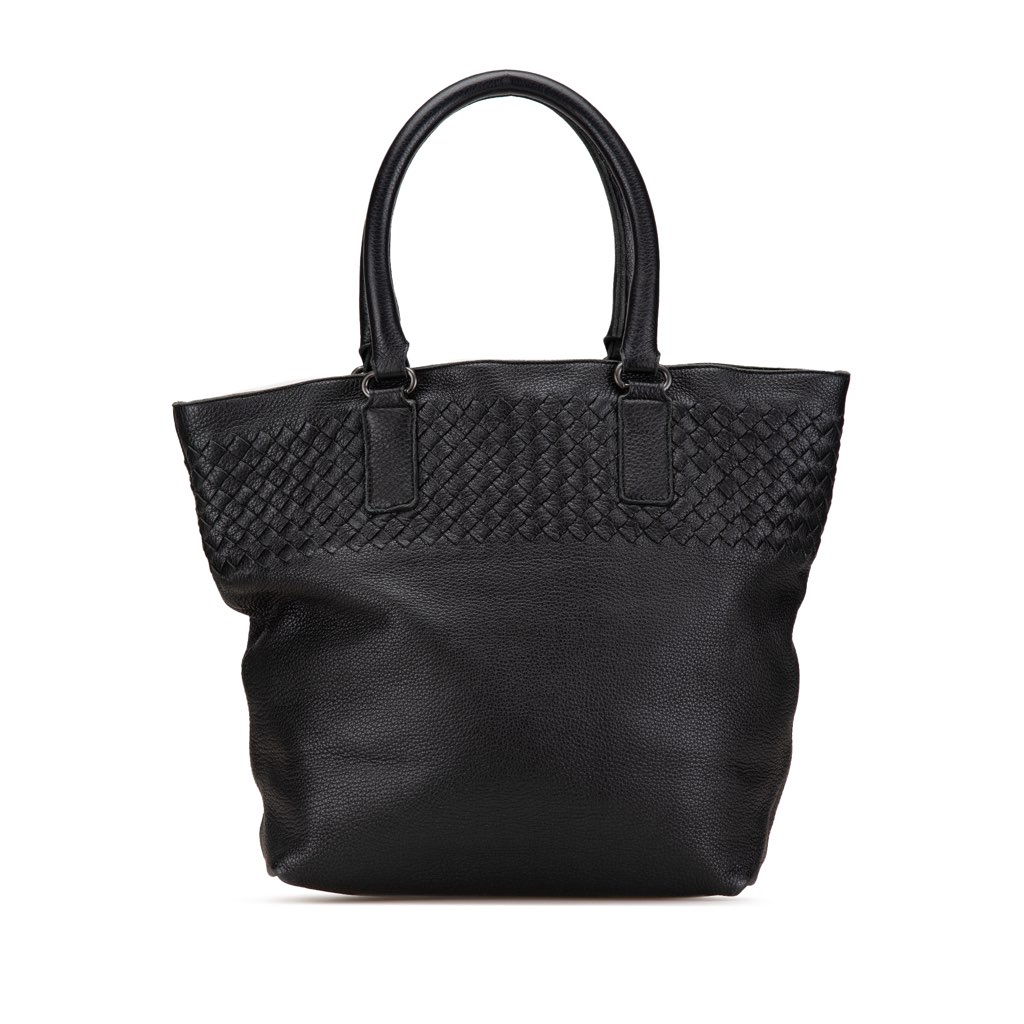 Bottega Veneta Leather Intrecciato Tote