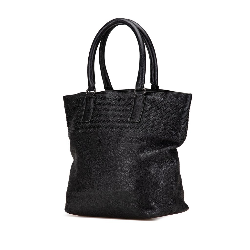 Bottega Veneta Leather Intrecciato Tote - 2