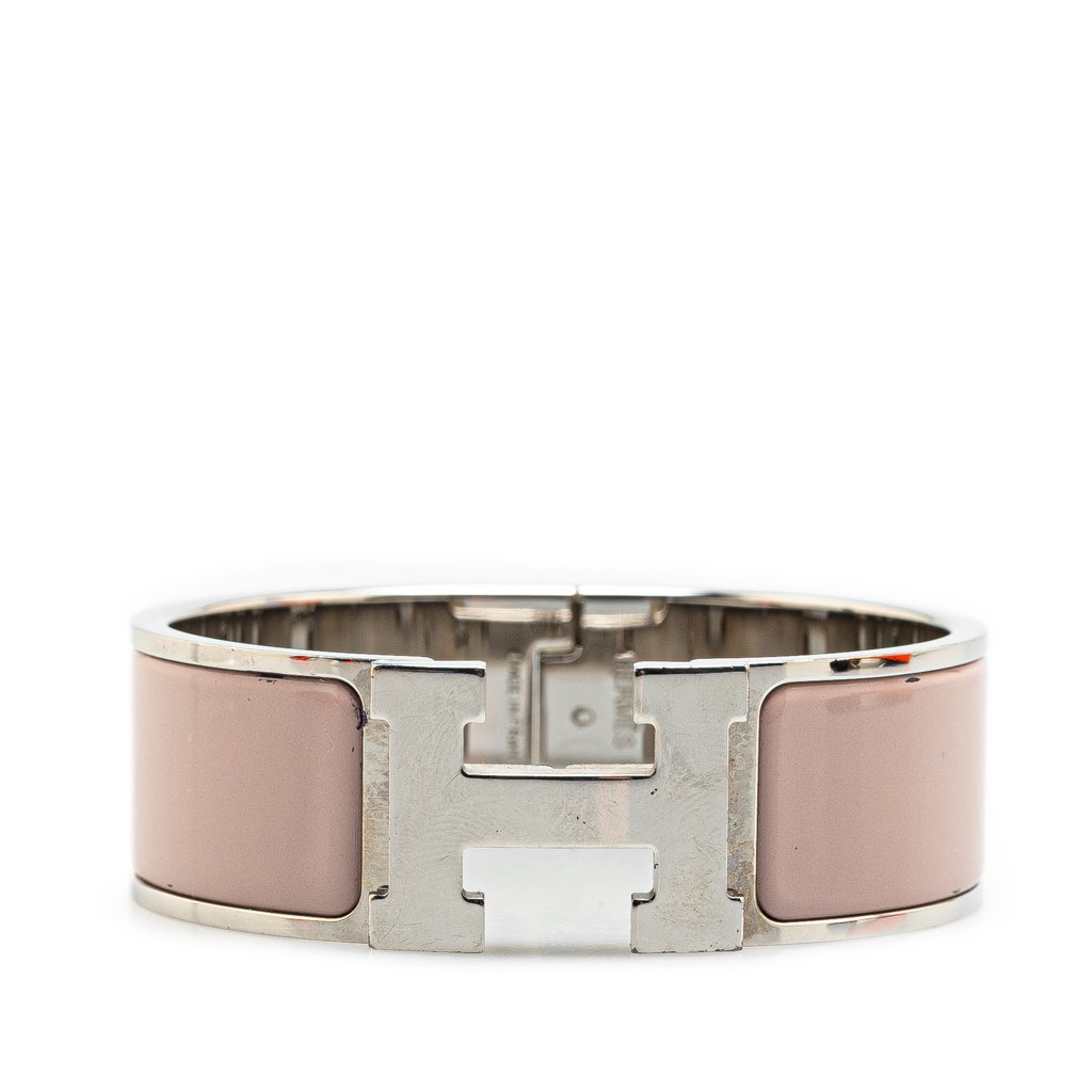Hermès Wide Enamel Clic Clac H Bracelet PM