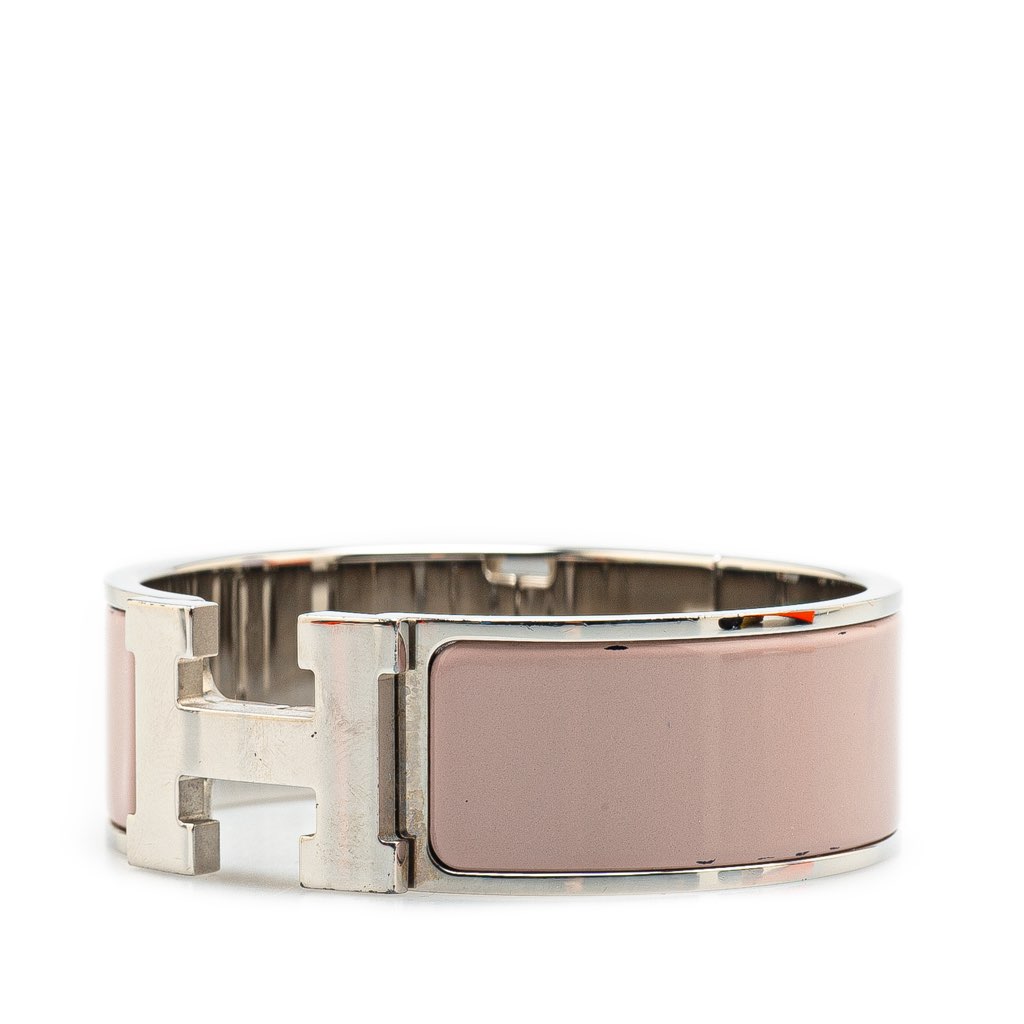 Hermès Wide Enamel Clic Clac H Bracelet PM - Back view