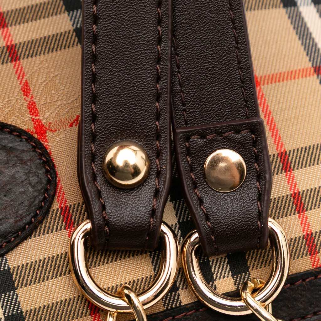 Burberry Haymarket Check Canvas Crossbody - Detail 1