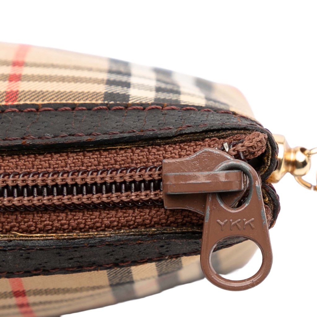 Burberry Haymarket Check Canvas Crossbody - Image 11