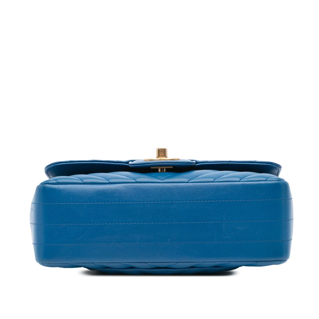 Chanel Mini Rectangular Classic Chevron Lambskin Single Flap - 3