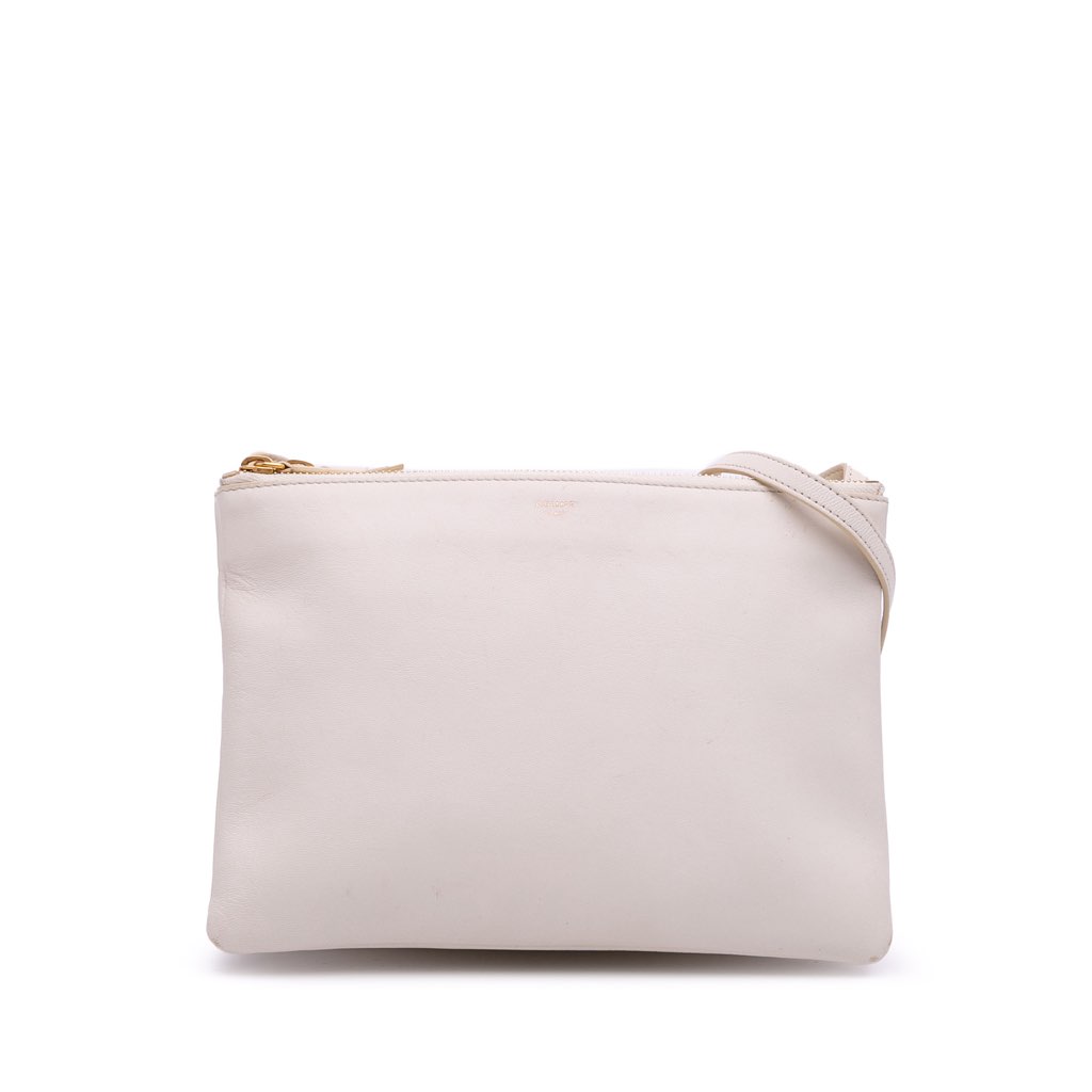 Celine Large Lambskin Trio Crossbody