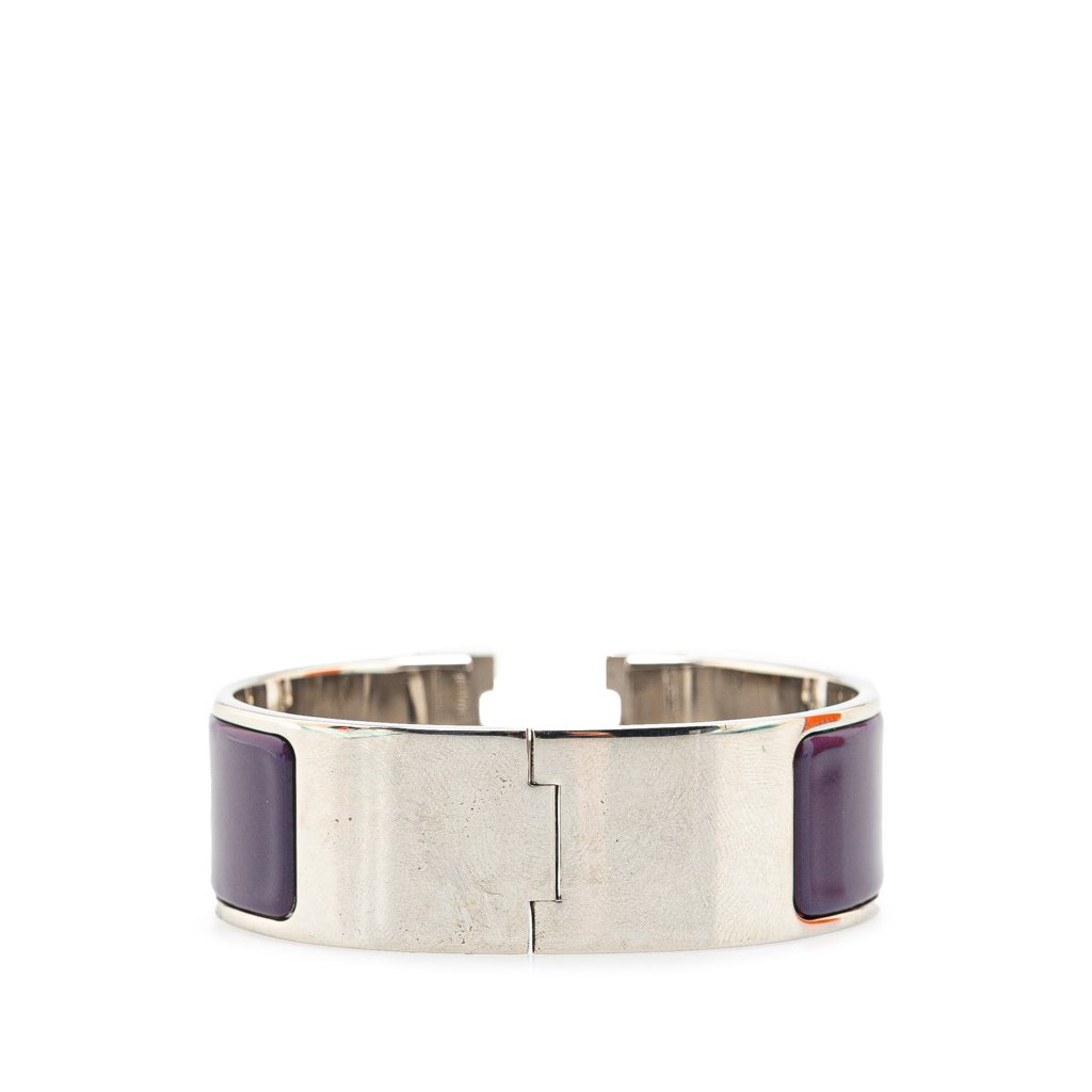 Hermès Wide Enamel Clic Clac H Bracelet PM - 3