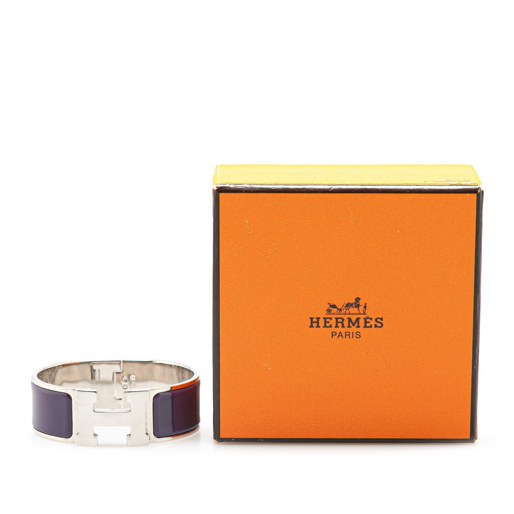Hermès Wide Enamel Clic Clac H Bracelet PM - 5