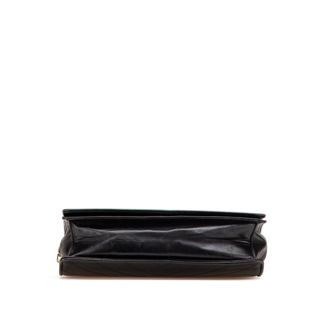 Yves Saint Laurent Leather Y Stitch Chain Crossbody - 3