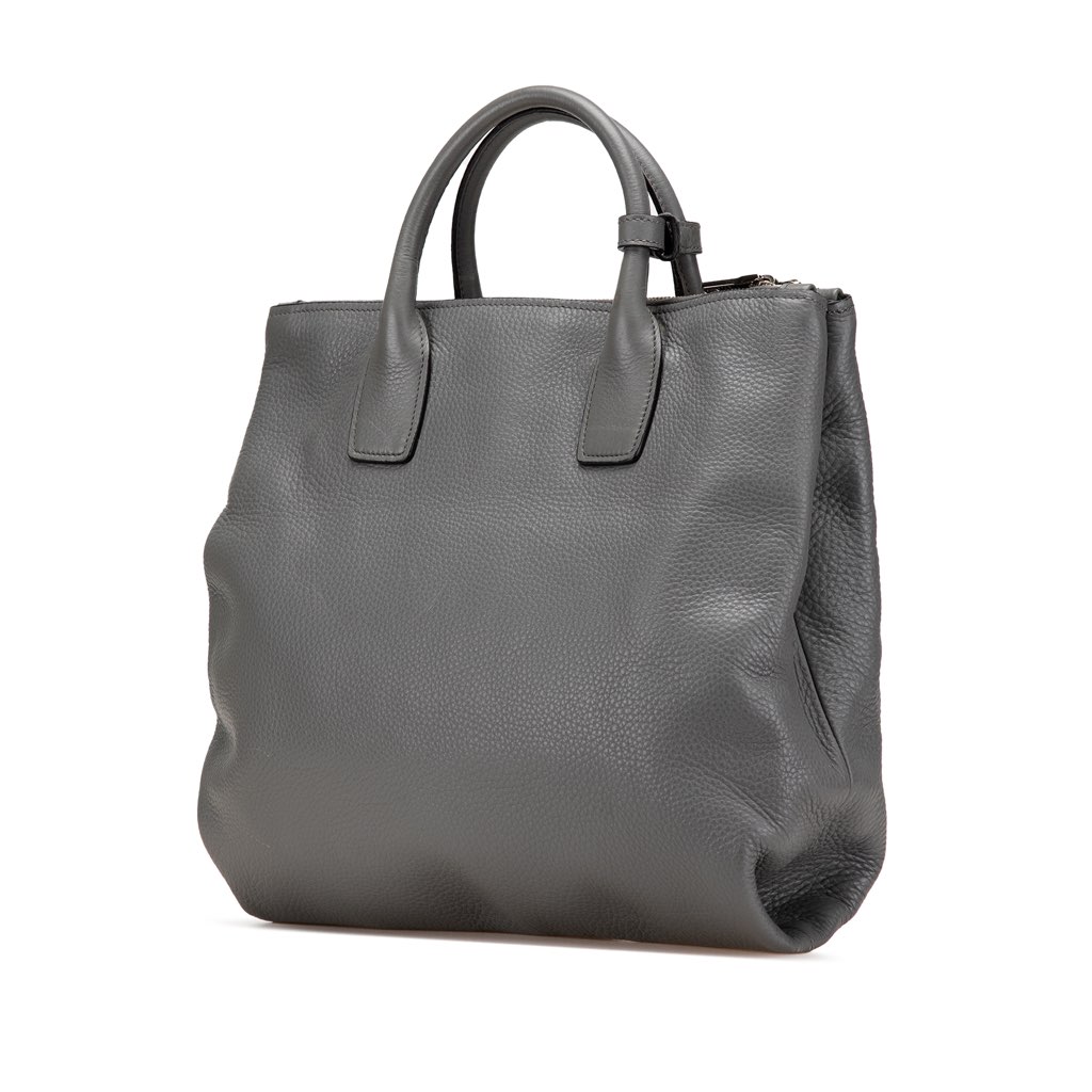 Prada Vitello Daino Double Zip Convertible Tote - 2