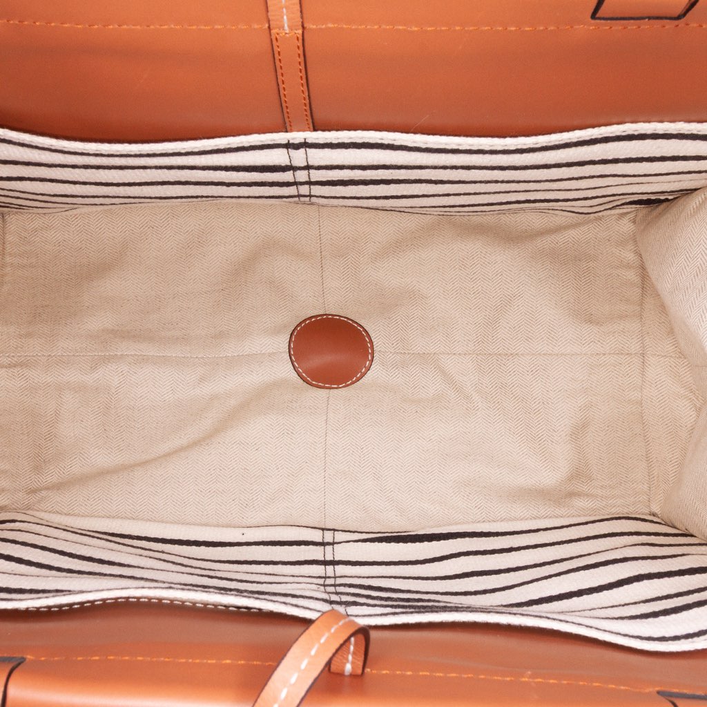 Loewe Paulas Ibiza Large Canvas Stripes Cushion Tote - 4