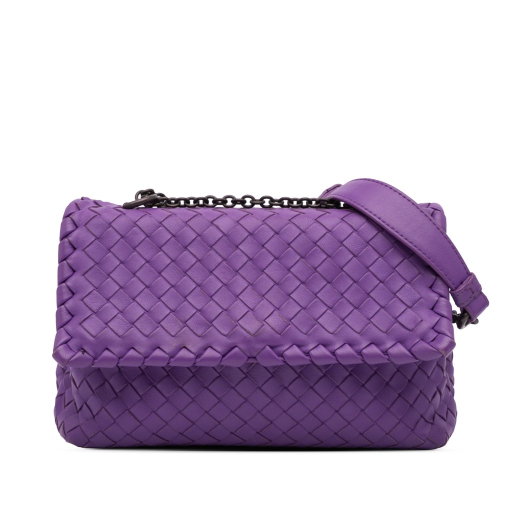 Bottega Veneta Baby Nappa Intrecciato Olimpia Crossbody