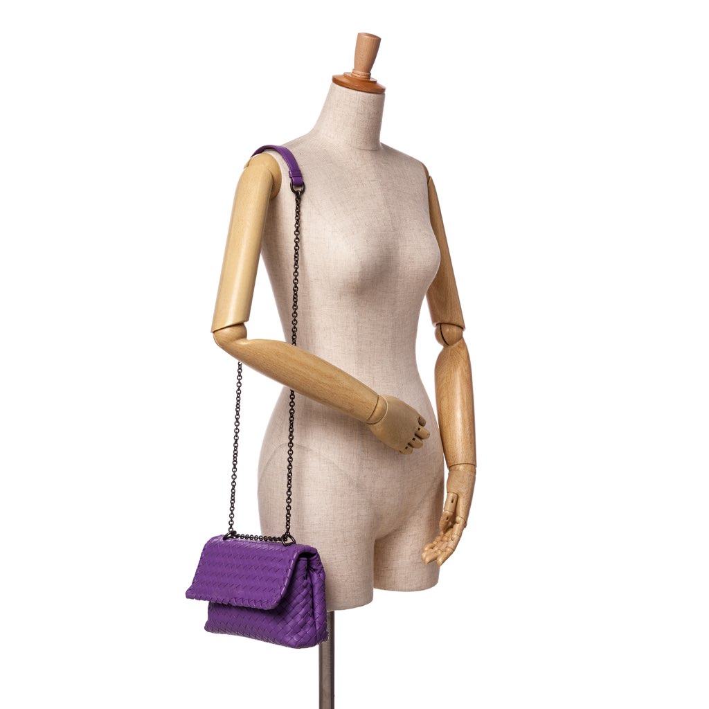 Bottega Veneta Baby Nappa Intrecciato Olimpia Crossbody - Image 15