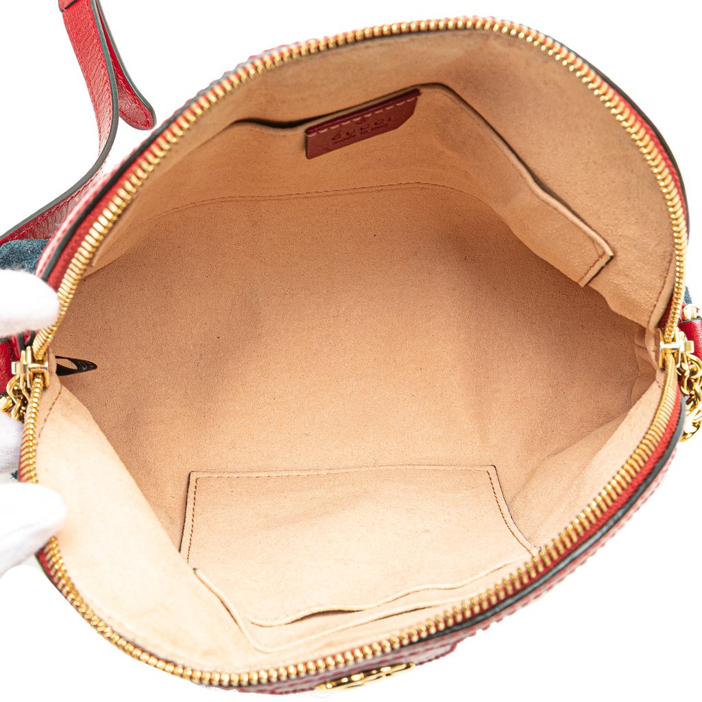 Gucci Small Suede Ophidia Dome Crossbody - 4