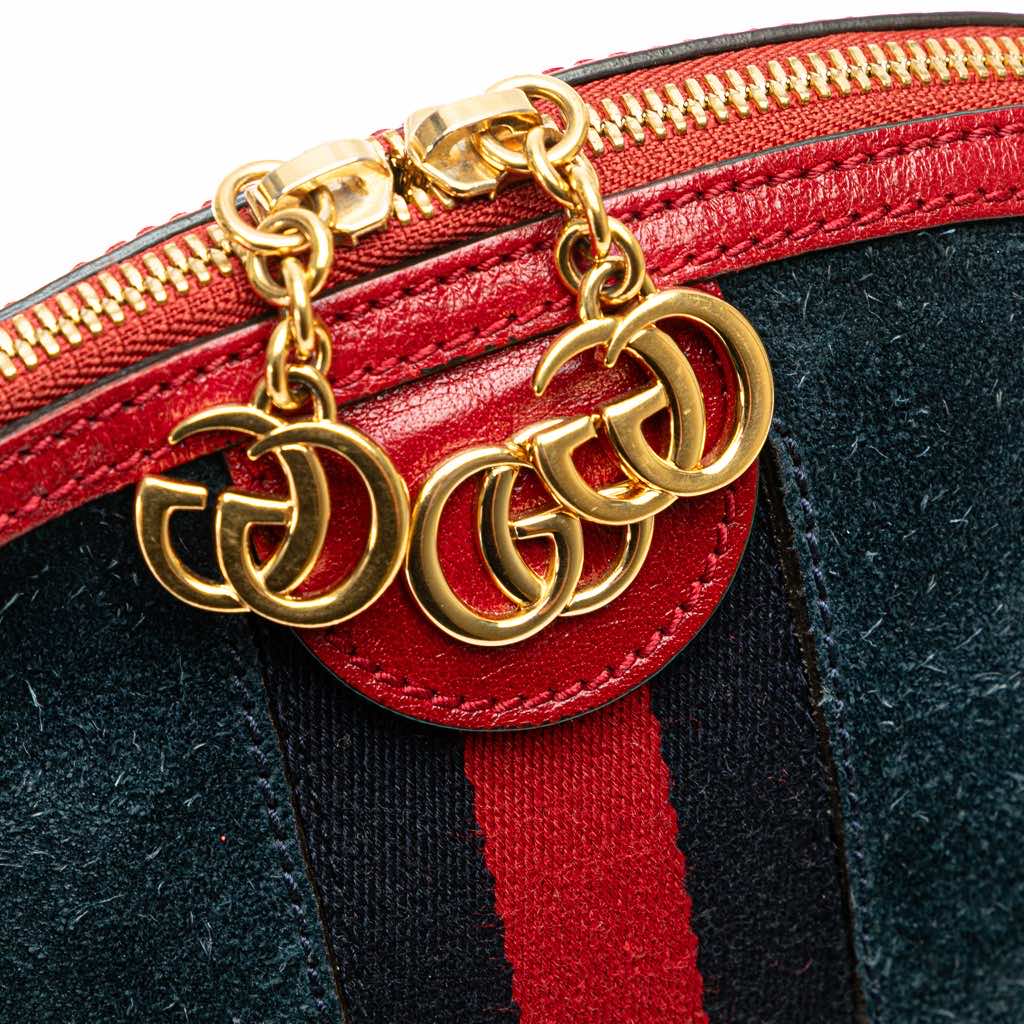 Gucci Small Suede Ophidia Dome Crossbody - Image 10