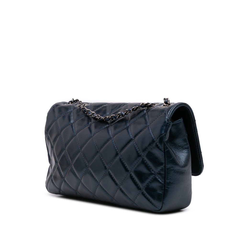 Chanel Quilted Glazed Calfskin Coco Pleats Flap - 2
