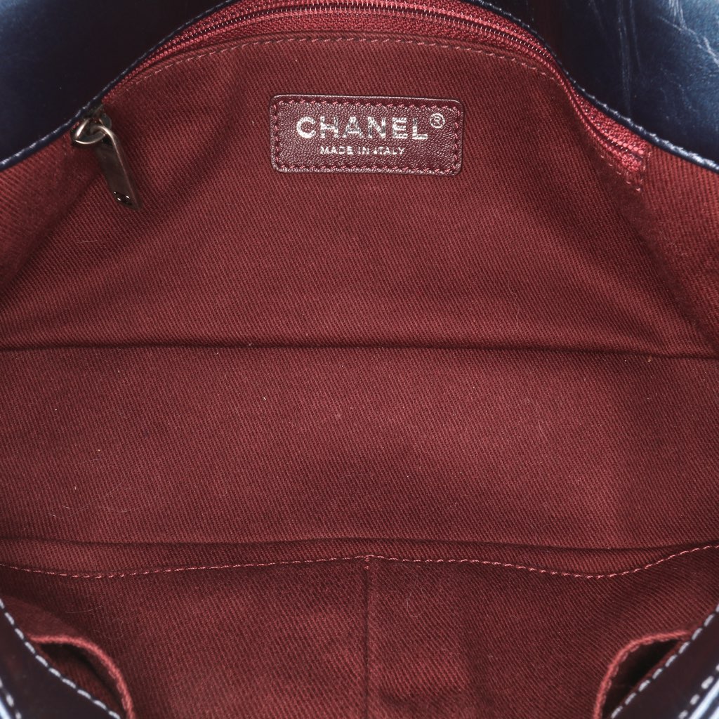 Chanel Quilted Glazed Calfskin Coco Pleats Flap - 4