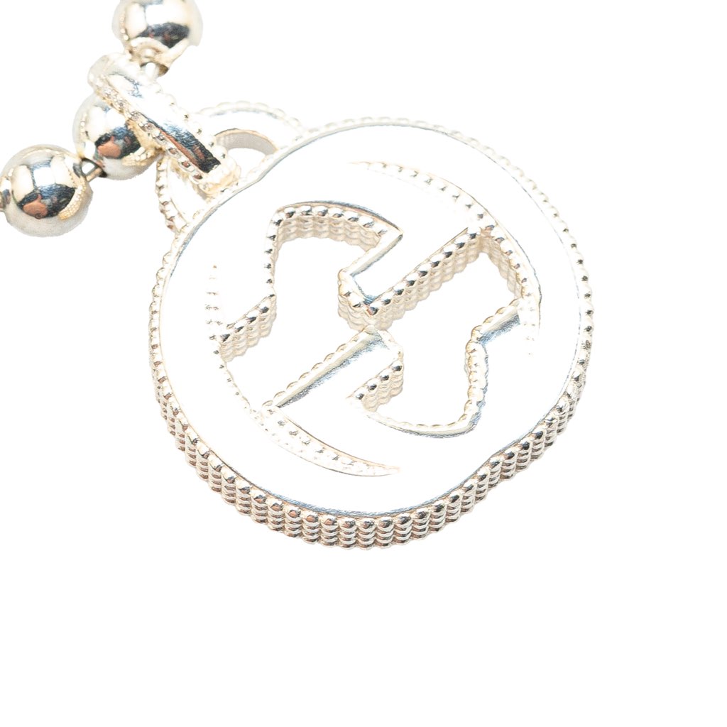 Gucci Sterling Silver Interlocking G Charm Bracelet - 4