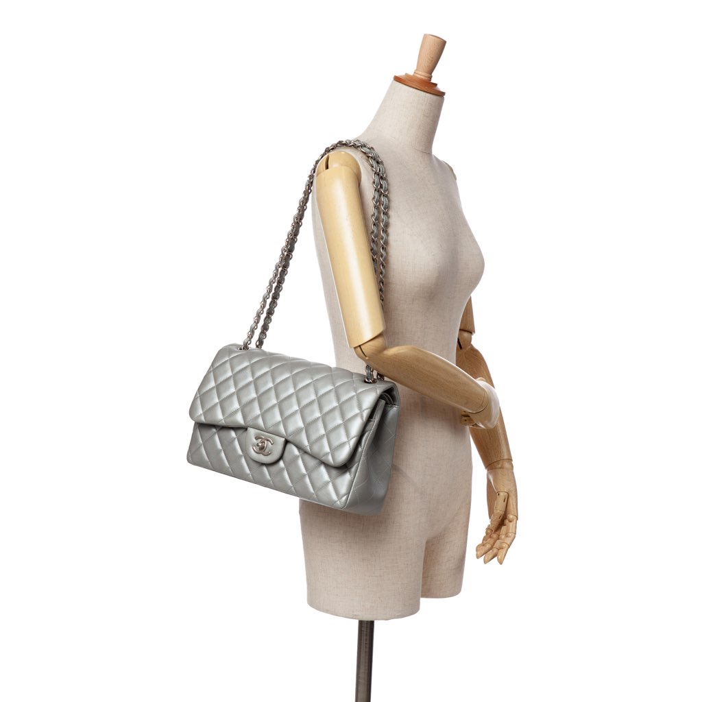 Chanel Jumbo Classic Lambskin Double Flap - Image 14