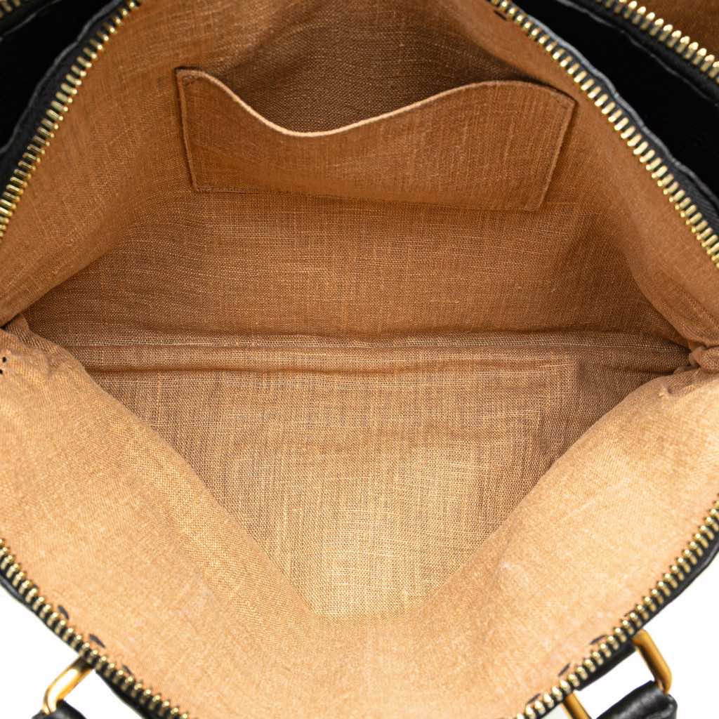 Fendi Pebbled Leather Selleria Dome Shoulder Bag - 4