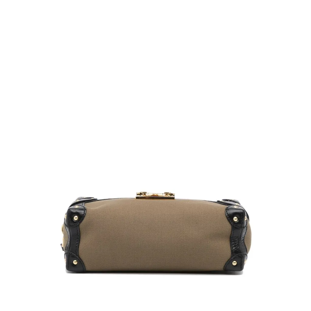 Louis Vuitton Petite Malle Soft MM Brown Canvas Very good - Box View