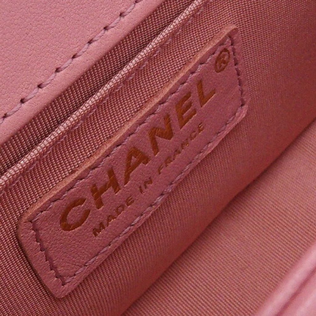 Chanel Small Tweed and Lambskin Boy Flap - 4