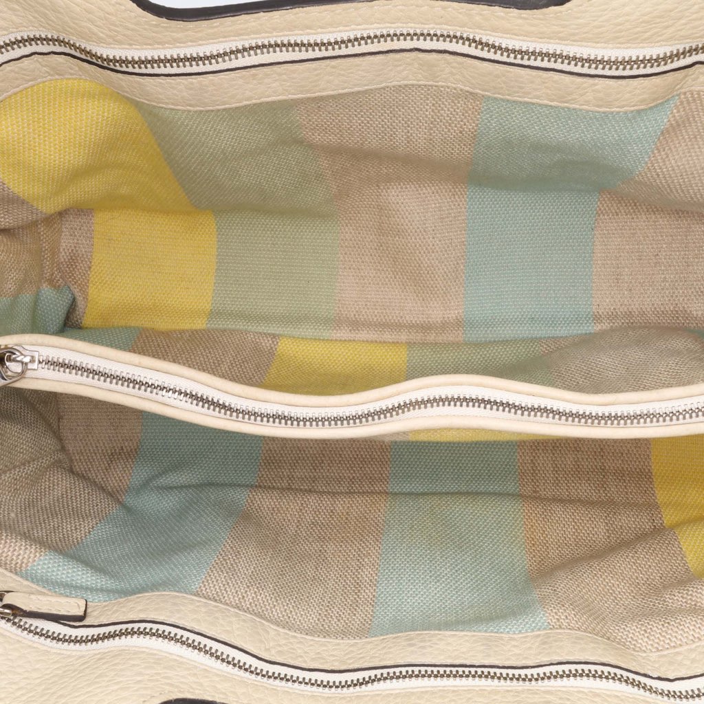 Gucci Medium Calfskin Bamboo Daily Shopper Satchel - 4