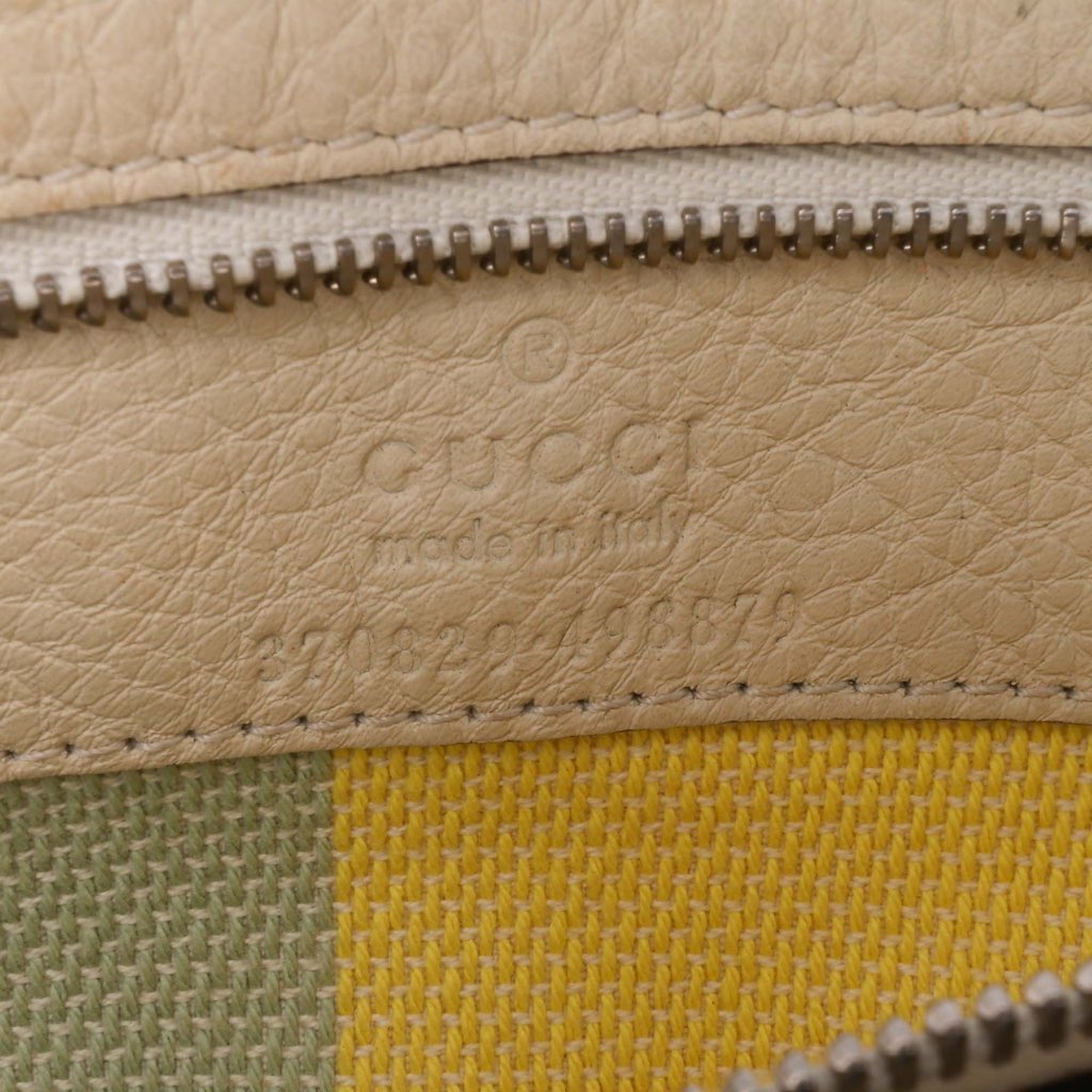 Gucci Medium Calfskin Bamboo Daily Shopper Satchel - 5