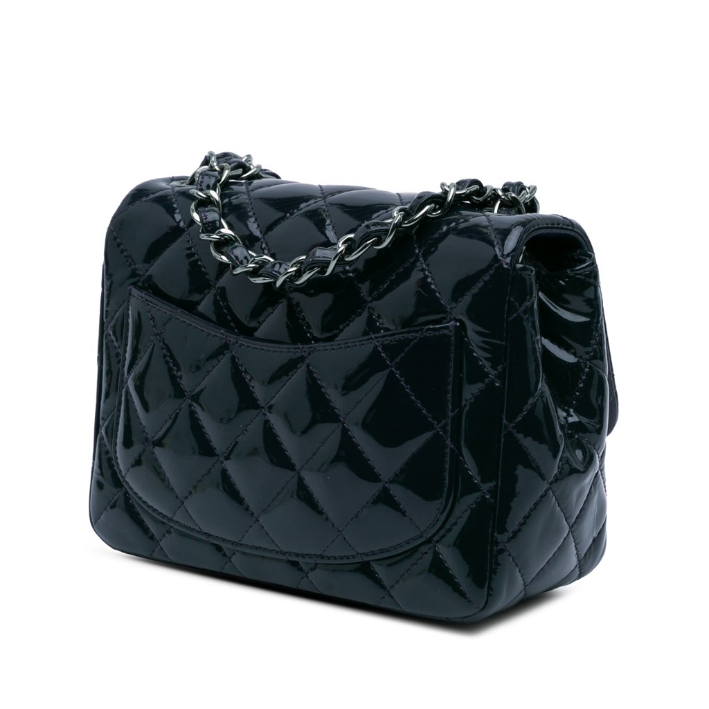 Chanel Mini Square Classic Patent Single Flap - 2
