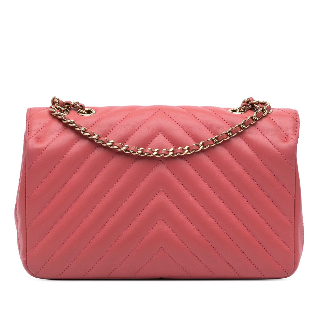 Chanel Medium Chevron Lambskin Statement Flap - 2
