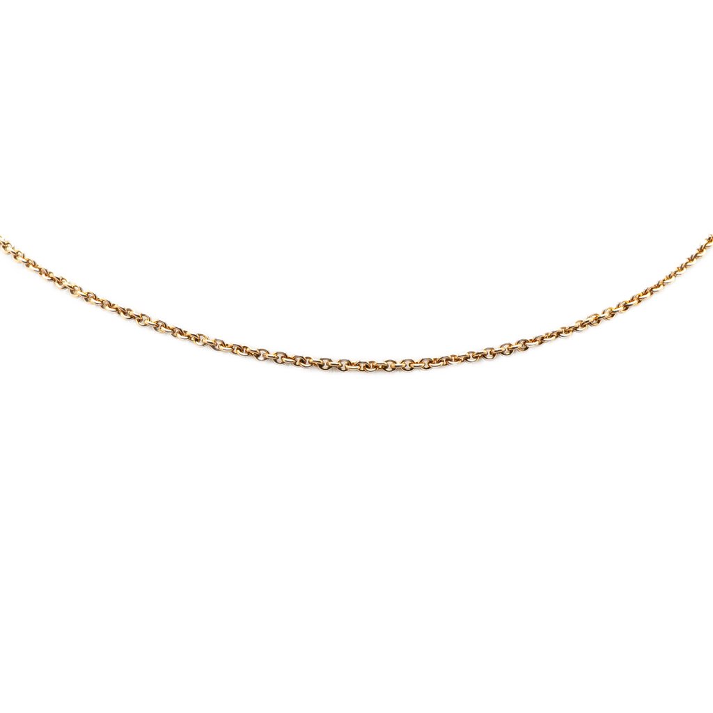 Hermès 18K Yellow Gold Chain Link Necklace