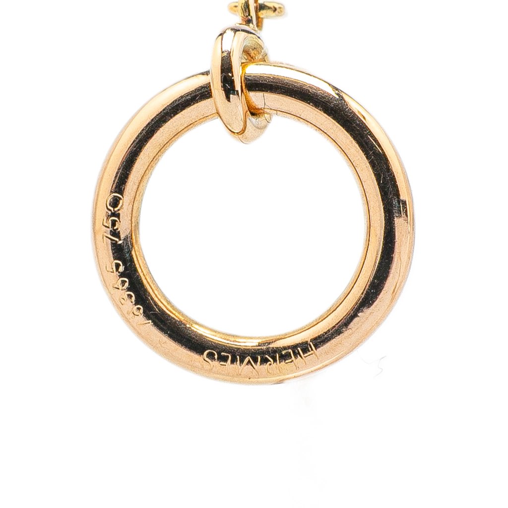 Hermès 18K Yellow Gold Chain Link Necklace - 3