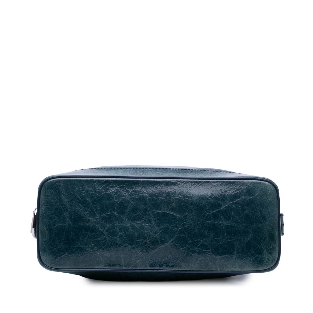 Celine Crinkled Patent Macadam Shoulder Bag - 3