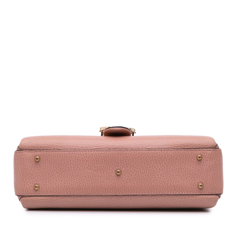 Gucci Small Dollar Calfskin Interlocking G Satchel - 3