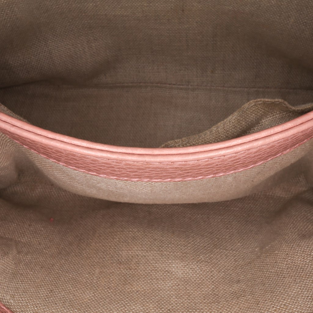 Gucci Small Dollar Calfskin Interlocking G Satchel - 4