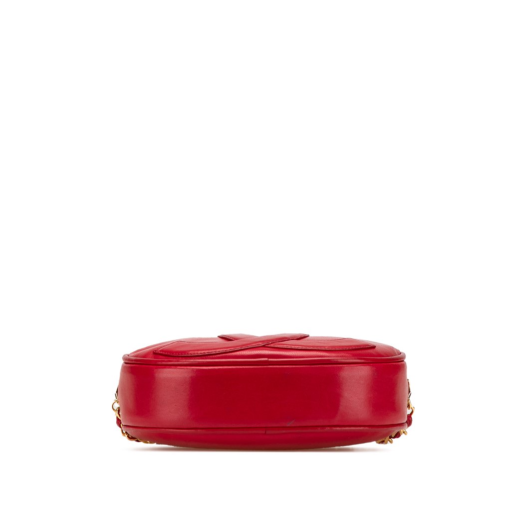 Chanel CC Lambskin Tassel Oval Camera Bag - 3