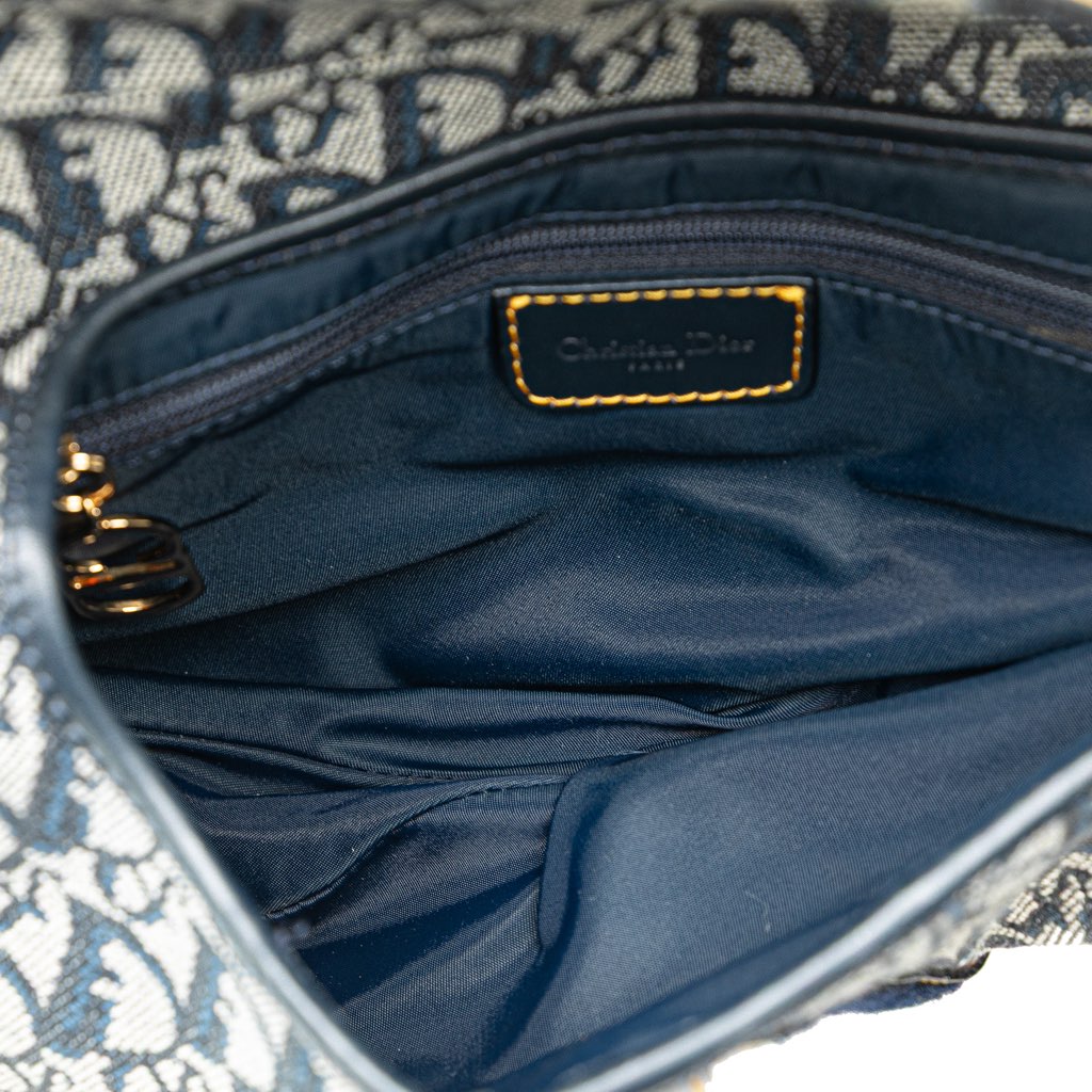 Dior Diorissimo Canvas Saddle Bag - 4