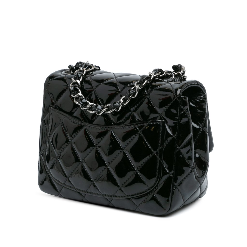 Chanel Mini Square Classic Patent Single Flap - 2