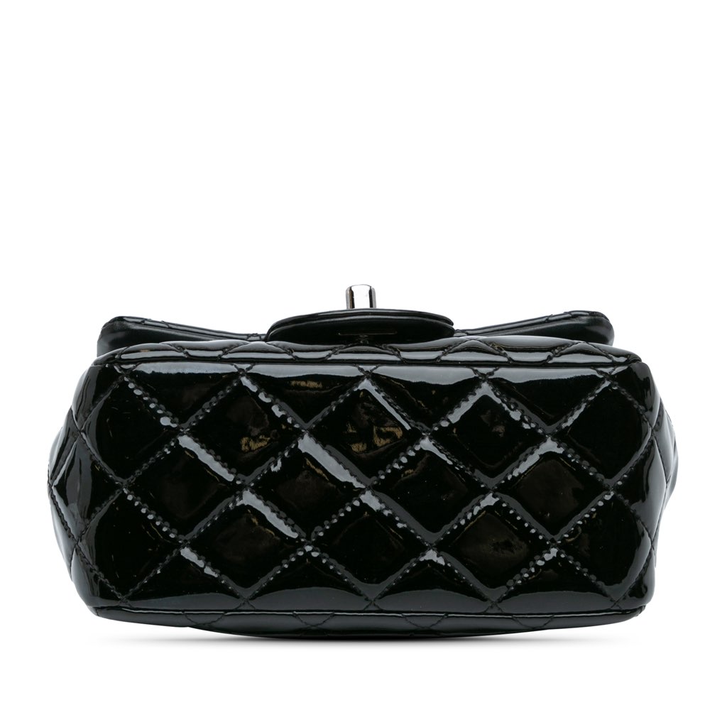 Chanel Mini Square Classic Patent Single Flap - 3