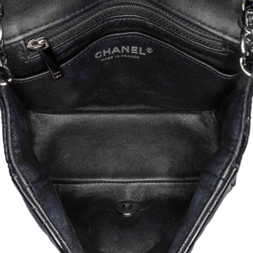 Chanel Mini Square Classic Patent Single Flap - 4