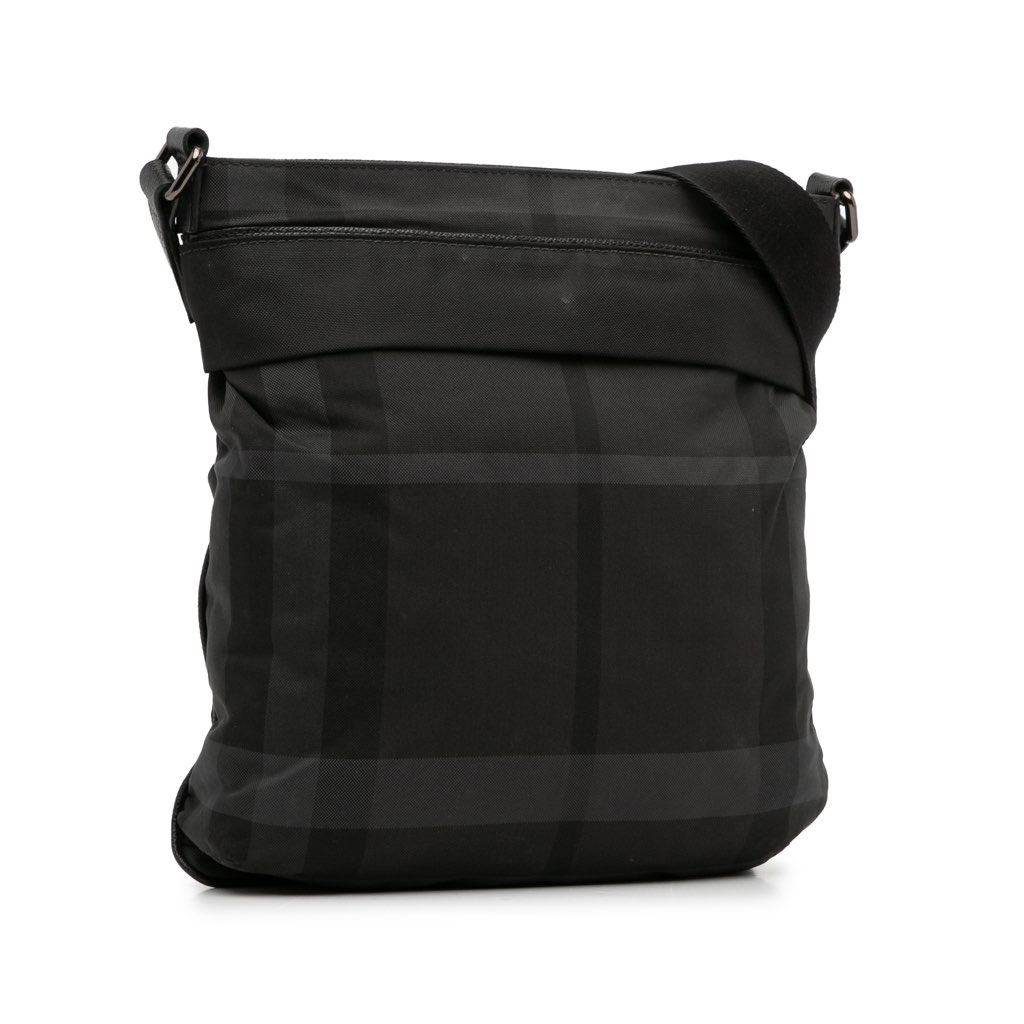 Burberry Tonal Check Canvas Crossbody - 2